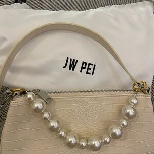 JW PEI Women's Eva Shoulder Handbag+ JW PEI Women's Anna Faux Pearl Strap